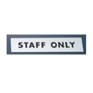 y[֔z\zTC STAFF ONLY KS138-6yēv[gz