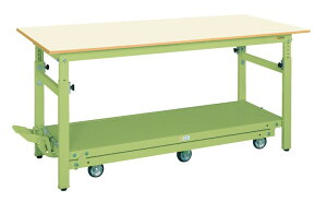 【個人宅配送不可】ペダル昇降移動式作業台・軽量TKKタイプ TKK-187Q6PDIG【代引き不可】