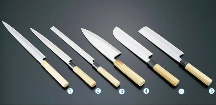 楽天市場】堺孝行 ｼｪﾌ和庖丁 銀三鋼 薄刃 19.5cm 【業務用包丁】【和 