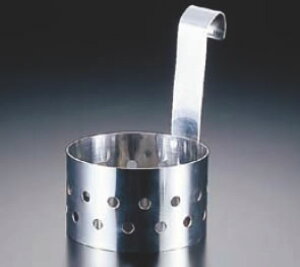 SA18-8カキ揚げリング 穴明 【業務用鍋】【かき揚げ】【18-8ステンレス】【Ω】【天ぷらリング】【業務用】