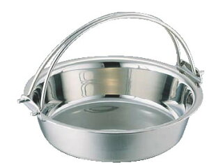 SW 電磁用ツル付チリ鍋 26cm 【IH対応】 【IH 電磁調理器対応】【ちり鍋 チリ鍋】【料理演出用品】【和食卓上鍋 鍋用小物】【業務用】