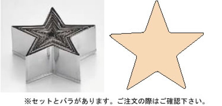 楽天市場】SA18-0ﾊﾟﾃ抜 星 No.12 【製菓用品 洋菓子焼型 】【18-0 