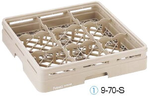 レーバン ステムウェアラック フルサイズ 9-164-S 【グラスラック ステムウェアラック】【洗浄用ラック】【Raburn】【食器洗浄機用ラック】【業務用】