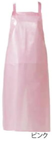 ジャブエプロン 胸当てタイプ E1501-4 ピンク【厨房エプロン】【食品工場】【飲食店用】【業務用】