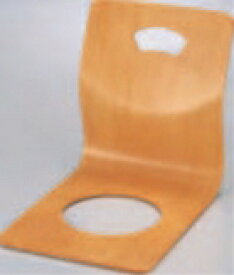 木製座椅子 淡黄扇面【椅子】【座椅子】【イス】【和室椅子】【旅館に】【R-1-2】