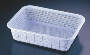 リス キッチンバスケット 浅型 S【業務用角篭】【業務用ザル】【リス】【水切り】【角ざる】【業務用】