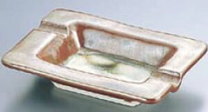 古瀬戸布目長角灰皿 T03-79【灰皿】【陶器】【業務用】