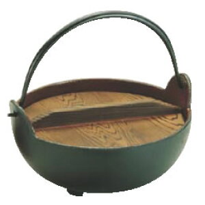 トキワ やまが鍋(内茶ホーロー仕上) 21cm(杓子付) 【鍋料理】【田舎鍋】【深型鍋】【いろり鍋】【やまが鍋】【ふる里鍋】【故郷鍋】【業務用】