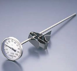 温度計 ｽﾗｲﾄﾞﾎﾙﾀﾞｰ付 寸胴鍋用温度計 市販 PY-400 激安挑戦中 thermometer 400型 業務用