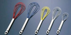 クイジプロ シリコン フラット・ウィスク 74-697011 フロスト【撹拌器】【泡立て器】【かき混ぜ器】【業務用】