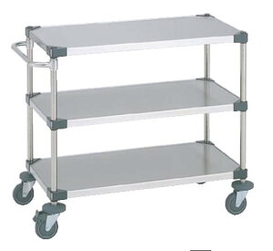 UTSカート NUTS4 【代引き不可】【配膳ワゴン 配膳カート】【厨房用カート サービスワゴン】【棚 ワゴン キッチンワゴン】【業務用】