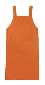エプロン A-1771 (オレンジ)【ユニフォーム】【作業着】【前掛け】【業務用】