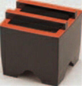 角釜揚げ 黒天朱 (小)【卓上演出用品】【そうめんにも】【うどんに】【うどん腕】【S-7-7】