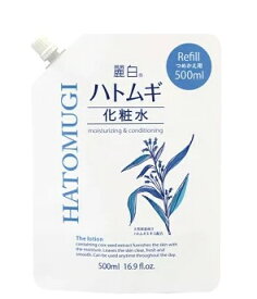 【新品】熊野油脂　麗白　ハトムギ　化粧水 詰替 500ml まとめ買い×24個セット