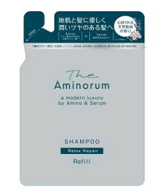 【新品】熊野油脂　The Aminorum【ジ アミノラム】SHAMPOO 詰替 350ml まとめ買い×24個セット
