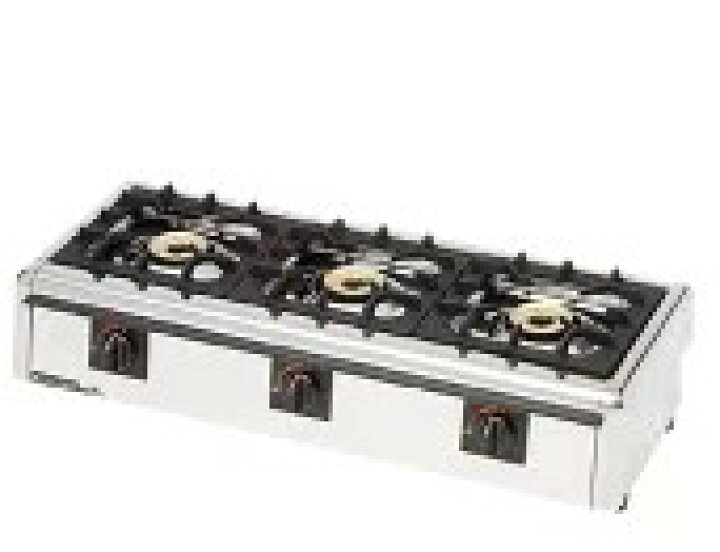 楽天市場】新品 マルゼン ガステーブルコンロ ニュー飯城シリーズ（3口 