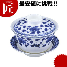 富貴草 白磁器 蓋碗セット【ctss】 中国茶器 茶器 茶道具 湯呑 和食器 蒸碗