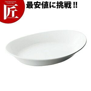 カフェプレートセレクション オーバルプレート aa-910 白(W)【ctss】 メラミン食器 給食用食器 食堂 幼稚園 保育園 学校 介護用 和食器 業務用メラミン食器 業務用プラスチック食器 割れない 軽
