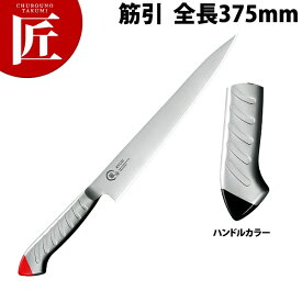 包丁 龍治 ステンカラー 筋引 240mm 黒 RYS-22B【ctaa】 包丁 洋包丁 筋引包丁 業務用筋引包丁 ステンレス 業務用