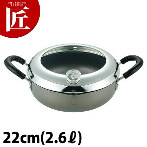 エポラス 縁 温度計付天ぷら鍋 22cm En T22w 鍋 価格比較 価格 Com