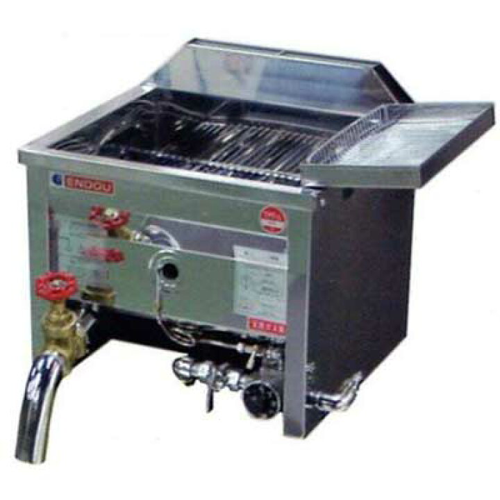 楽天市場】新品 エンドウ工業 卓上型1槽式フライヤー TPF-L 13L 435 
