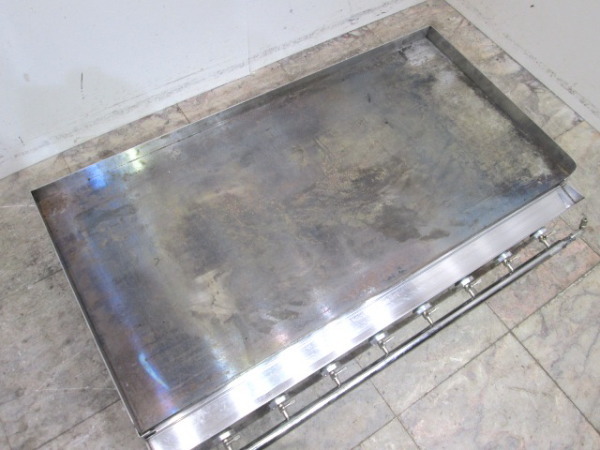 中古厨房 都市ガス グリドル 1210×740×300 業務用鉄板 /23H2202Z | 得値厨房