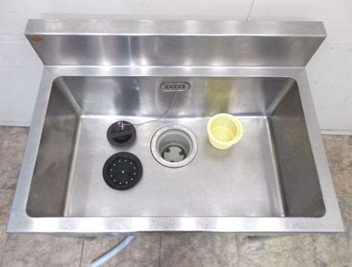 楽天市場】マルゼン ステンレス BG付1槽シンク 900×600×800 業務用1層  