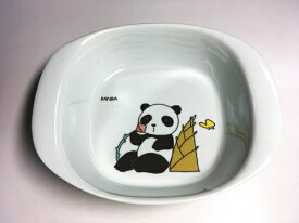特価 送料無料 24個組 国際加工 メラミン食器 中鉢 ボウル パンダ 12×12×3.5cm 日本製 子ども用 皿