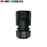 ホース コネクター ブラック ワンタッチ ジョイント ホース ニップル YM24011BK 接続 適合ホース 内径 12…