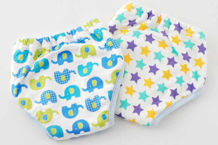 楽天市場 トレーニングパンツ トレパン 6層 2枚組 男の子 女の子 トイレトレーニング トイトレ パンツ 下着 80cm 90cm 95cm 100cm うさぎ ウサギ ぞう ゾウ 星柄 ピンク 水色 ベビー 子供 キッズ 保育園 W4163 チャックルベビー ｃｈｕｃｋｌｅ