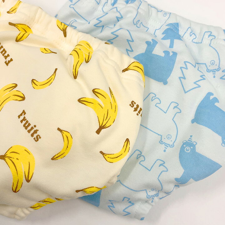 新品 トイレトレーニング 6層 80 クマさん トイレトレ パンツ 男の子 送料込 ２枚セット 期間限定の激安セール パンツ