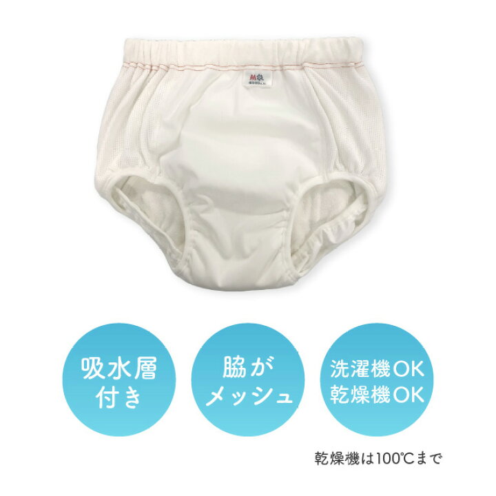 大人気の まとめ 松本ナース産業 失禁パンツ フィットパンツ ホワイト S〜M 40