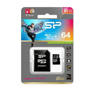 yzSILICON POWER microSDXCJ[h SP064GBSTXBU1V10SP 4712702628203