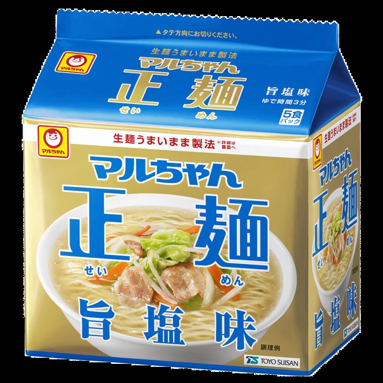 東洋水産 マルちゃん正麺旨塩味５食パック 4901990513142 中国卸問屋