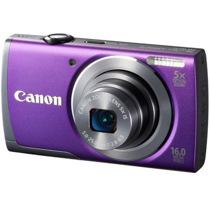 楽天市場】デジカメ本体 キヤノン canon PowerShot A3500IS パープル 