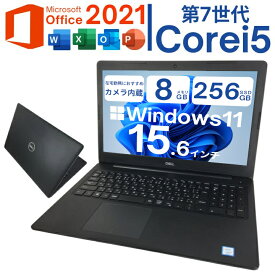 Windows11搭載PC DELL LATITUDE 3590 第七世代 Corei5 8Gメモリー 軽量SSD HDMI端子あり Office2021インストール済 30日間動作保証 【中古】