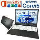 【レビュー特典★保証延長6ヶ月＆高評価ショップ】Windows11搭載PC 富士通 LIFEBOOK A5510(A7510) テンキー付モデル 第10世代 i5 フルHD液晶 メモリ16G パソコン 中古パソコン ノート Microsoft Officeインストール済【中古】