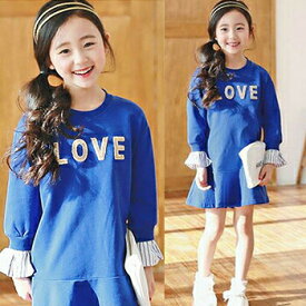 楽天市場 韓国 子供 服 150 サイズ ワンピース キッズファッション キッズ ベビー マタニティの通販