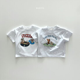 【BABY/KIDS】ププサマー Tシャツ 半袖 トップス カットソー ナチュラル 夏 カジュアル シンプル かわいい おしゃれ キッズ 男の子 女の子 男児 女児 韓国 ベビー服 韓国子供服 子供服 韓国服 こども服 子ども服 【COCORIA/ココリア】