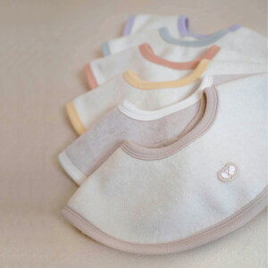 【BABY】peekabooデイジー ビブ ベビースタイ よだれかけ よだれカバー 前掛け 赤ちゃん お食事エプロン 肌に優しい 保育園 出産祝い シンプル ベビービブ スナップ よだれ掛け キッズ ベビー