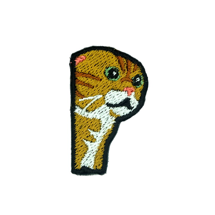 楽天市場】猫ミームのアイロンワッペン 総刺繍 猫マニ cat meme 説教 