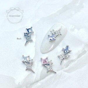 ジルコニア ネイルパーツ ハンドメイド 韓国 レジン ネイル パーツ キラキラ ゆめかわ Y2K 地雷 量産型 ビジュー ジュエリー ネイルビジュー ネイルジュエリー 地雷系 星 月 スター ムーン シ