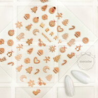 エンボス ネイルシール ハンドメイド 韓国 レジン ネイル シール クッキー お菓子 立体 ぷっくり オーナ…