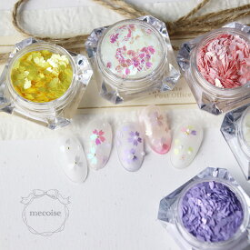 ハンドメイド 韓国 レジン ネイル 桜 サクラ さくら ホログラム 春 スプリング ホワイト 白 オーロラ ピンク 材料 レジン封入 ジェルネイル ネイルアート セルフネイル