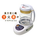 【送料無料】 漢方 煎じ器 自動煎じ器　文火楽々 ガラスポット付き ニューマイコン 漢方煎じ器（品番：EK-SA10型）とろびらんらん とろびらくらく 茶漉し ...