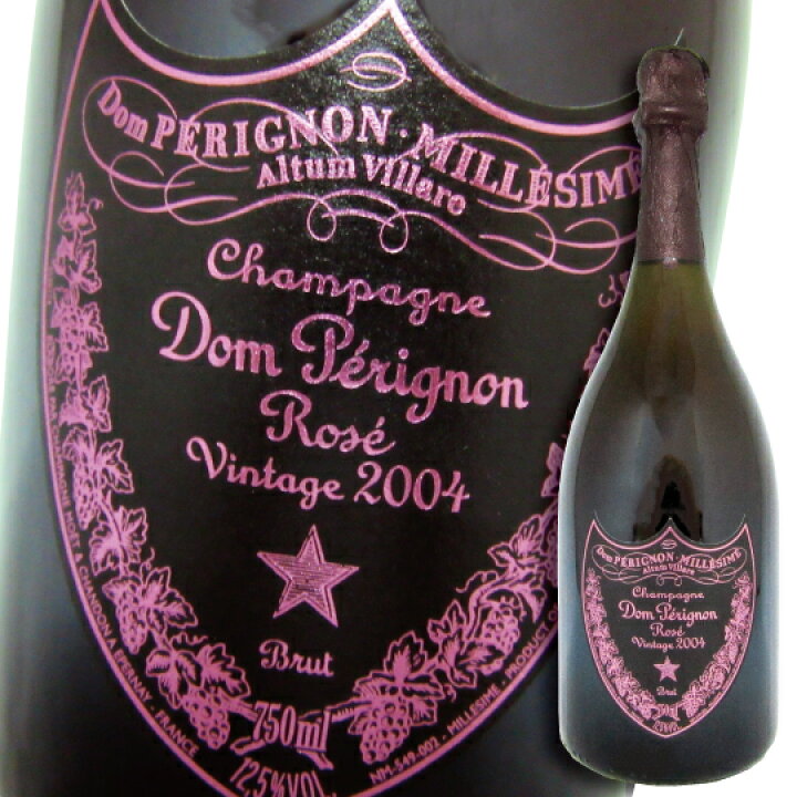楽天市場】ドンペリニヨン ロゼ 2004年 750ml 正規品 （箱なし 