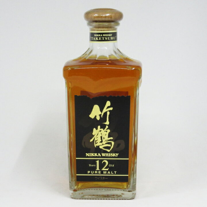 楽天市場】【レトロ】竹鶴12年 角瓶 ブラックラベル 40度 660ml （箱 