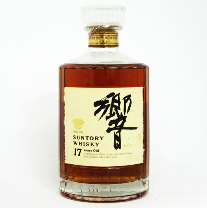 楽天市場】【レトロ 裏ラベル：ゴールド】響17年 43度 700ml （箱なし  