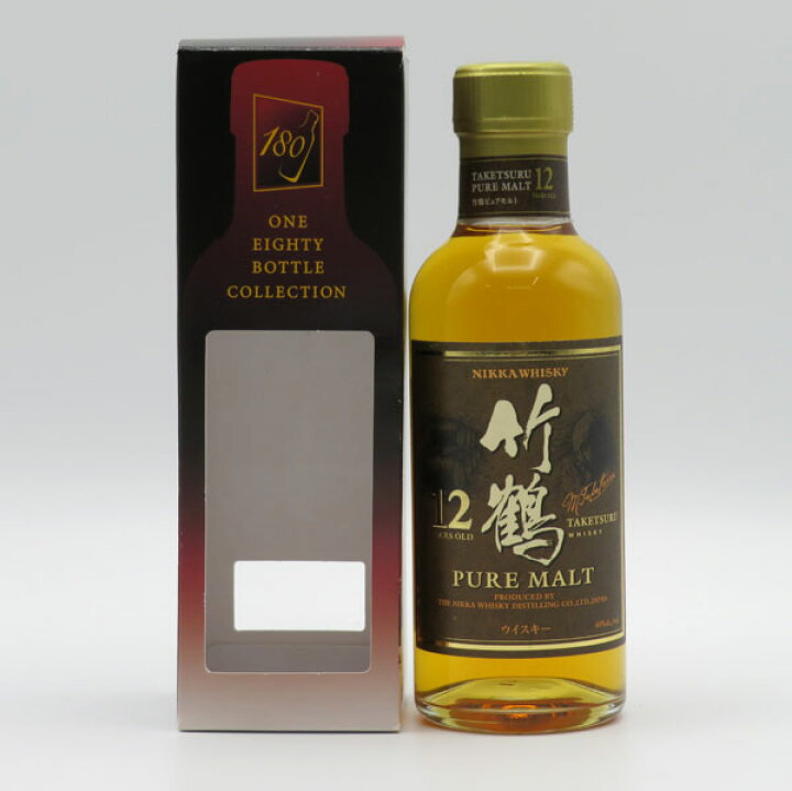 楽天市場】【ベビーサイズ】【レトロ】竹鶴12年 丸瓶 40度 180ml 