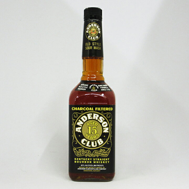 楽天市場】【レトロ】アンダーソンクラブ 15年 43度 750ml 並行品 （箱 